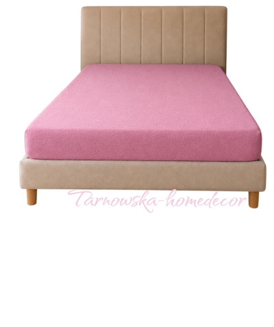 Przescieradlo_Jersey_DeLuxe_z_gumka_rozowe_100%_Bawelna_Premium