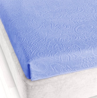 Prześcieradło frotte żakardowe bez gumki Zwoltex 175x220cm Tulipan 4