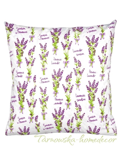 Poszewka na poduszkę bawełniana lawenda Provence | Tarnowska Home Decor